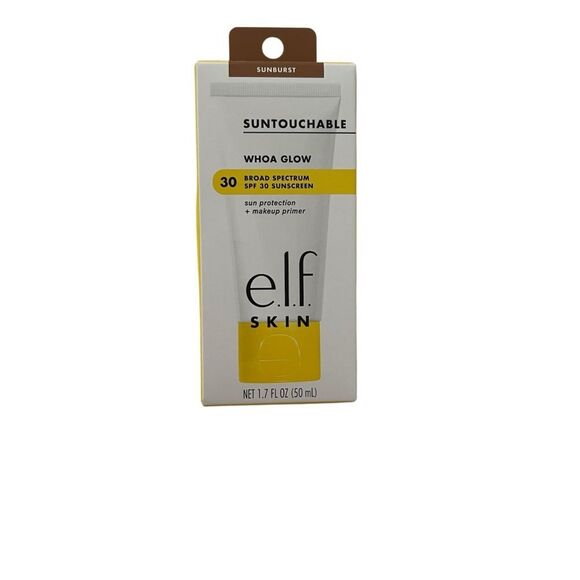E.L.F NIB Suntouchables Whoa Glow Broad Spectrum SPF 30 Sunscreen in Sunburst - Picture 1 of 9